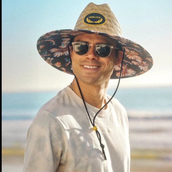 Floral Straw Hat - Picture 3 of 6